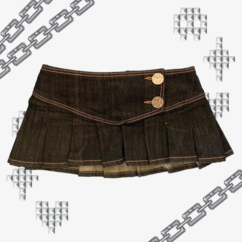 Japanese brand pleated mini skirt. Ultra low rise,... - Depop Mini Skirt Low Rise, Gyaru Mini Skirt, Low Rise Mini Skirt, Low Rise Skirt, Concert Fit, Reference Board, Concert Fits, My Fashion Style, J Fashion