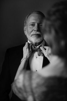 Fathers of the bride deserve their moment as well need this picture and the mother of the bride and grooms parents Father Of The Bride, Bow Tie, The Bride, A Man, Mirror, Photography