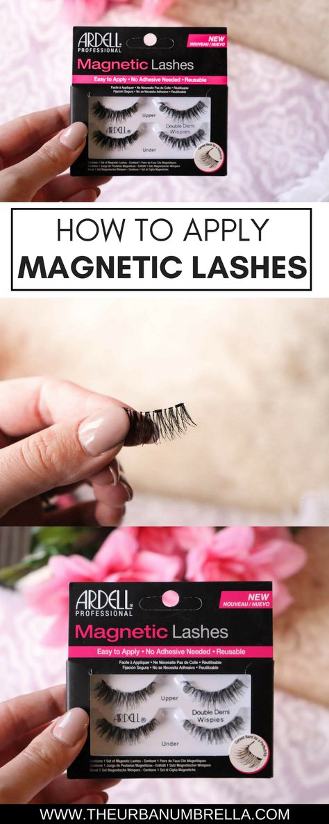 How to Apply Ardell Magnetic Lashes // #lashes #howto #howtovideos #eyelashes #magneticlashes #magneticeyelashes @londondrugs Eyelash Growth Diy, How To Draw Eyelashes, Big Eyelashes, Make Up Diy, Eyelash Studio, Eyelashes Tutorial, Eyelash Tips, Eyelash Tinting, Eyelash Logo