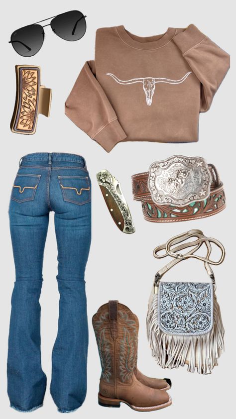 Hill Billy, Everyday Outfits Fall, Country Outfits Women, Concert Outfit Inspo, Cute Cowgirl Outfits, Casual Country Outfits, Southern Outfits, Country Style Outfits, Western Wear Outfits