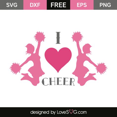 I love cheer Cheerleading Banquet, Cheerleading Svg, Cheer Team Pictures, Dance Team Gifts, Personalized School Supplies, Banquet Ideas, Cheer Svg, Staten Island New York, Decal Ideas