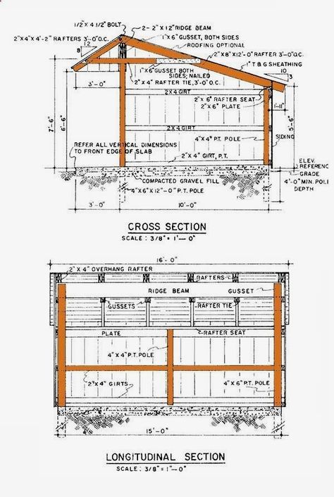 Storage Shed Plans - CLICK THE PICTURE for Lots of Shed Ideas. #backyardshed #sheddesigns Loafing Shed Plans, Shed Blueprints, Loafing Shed, Horse Shelter, Wood Shed Plans, Run In Shed, Storage Shed Plans, Diy Shed Plans, Shed Kits