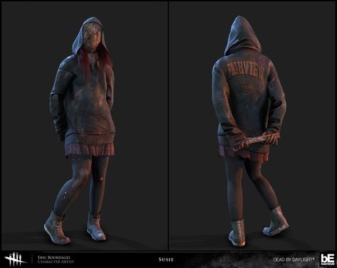 Susie Dead By Daylight, Dbd Legion, Cage Dress, The Legion, Matching Costumes, Dead By Daylight, Handmade Costumes, Popular Outfits, Black Suit