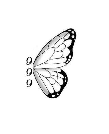 999 Tattoo With Butterfly, Butterfly 999 Tattoo, 999 Butterfly Tattoo, 999 Release Tattoo, 999 Tattoo Stencil, 999 Neck Tattoo, 999 Behind Ear Tattoo, Tattoo Ideas 999, Juice Wrld Tattoo Ideas 999