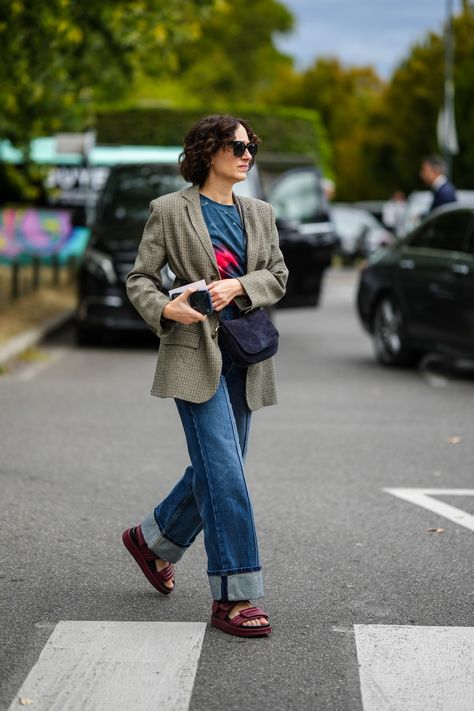 Burgundy Sandals, Burgundy Flats, Peter White, Shoe Trend, Strappy Sandals Flat, Sandals Outfit, Best Swimsuits, Tiktok Style, Platform Heels Chunky