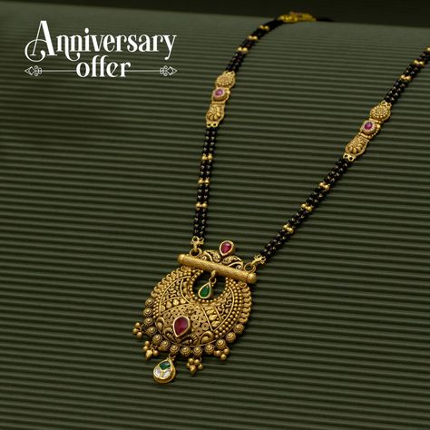 Our Antique MangalSutra That Reflects Your Love Story. 😍💝 #suvarnakala #suvrnakalajewellers #suvarnakalaoffer #suvarnakalanniversary #suvarnakalanniversaryoffer . #antiquejewelry #jewelry #vintagejewelry #antique #jewellery #antiquejewellery #victorianjewelry #antiquejewelryaddiction #specialoffer #mangalsutra #bollywoodjewellery #weddingjewellery #handmade #indianjewellery #bridaljewellery #jadaujewellery #highjewellery #mangalsutradesgin Antique Mangalsutra, Antique Necklace Set, Antique Necklace, Unique Jewelry Designs, Victorian Jewelry, Antique Jewellery, Indian Jewellery, Jewelry Designs, Necklace Set