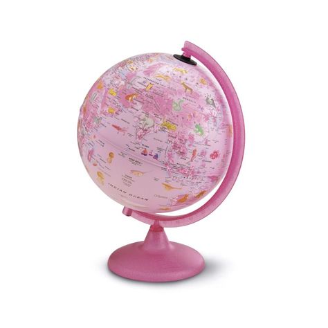 Pink Globe, Kids Globe, Glitter Rosa, Pink Ocean, Pink Stuff, Pink Things, I Believe In Pink, Pink Life, Pink Animals