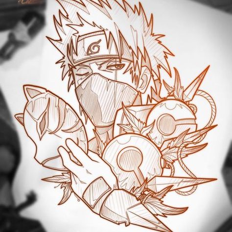 Anbu Tattoo, Kakashi Tattoo, Sukuna Jujutsu, Manga Coloring Book, Manga Tattoo, Naruto Sketch Drawing, Naruto Tattoo, Dragon Artwork Fantasy, Pencil Sketch Images