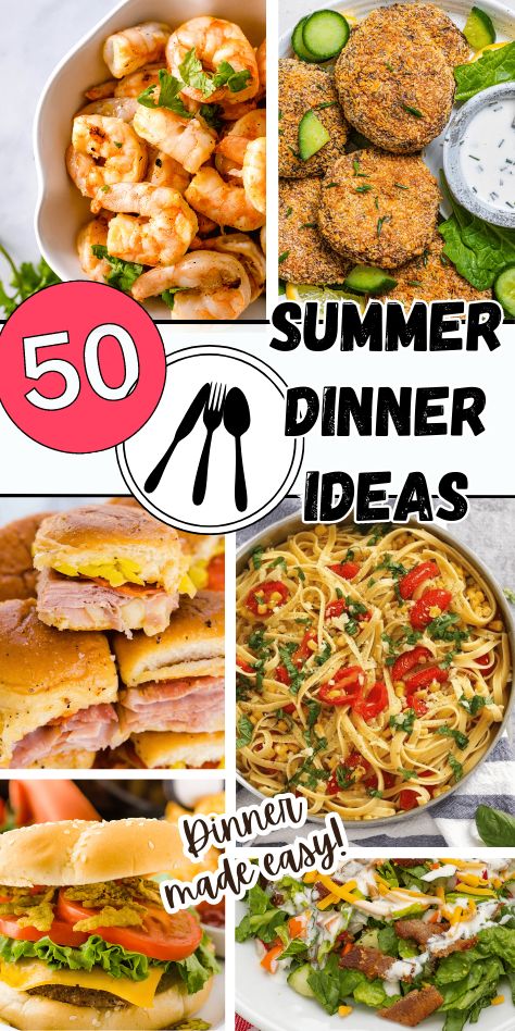 Such an awesome list of easy summer dinner ideas for hot nights, weekends, parties and more. Hot Summer Day Dinner Ideas, Hot Summer Dinner Ideas, Summer Dinners Easy, Hot Weather Dinner Ideas, Hot Day Dinners, Hot Weather Meals, Easy Weeknight Dinners Healthy, Easy Delicious Dinners, Healthy Summer Dinners