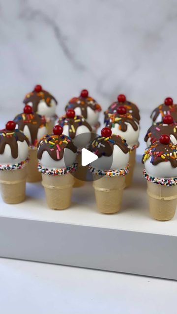 Eventful Sweets LLC on Instagram: "Ice Cream Cone Cake Pops 🍦 • • • #icecreamconecakepops #icecreamcakepops #cakepops #njbaker #smallbusinessowner #eventfulsweets" Cone Cake Pops, Ice Cream Cone Cake Pops, Ice Cream Cake Pops, Deco Cupcake, Cone Cake, Ice Cream Cone Cupcakes, Ice Cream Cone Cake, Cake In A Cone, Sweet Birthday