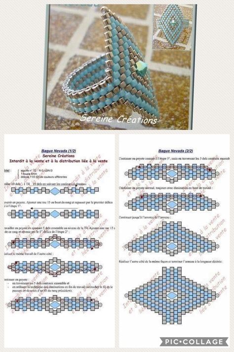 Tutorial Anting Manik, Seed Bead Bracelet Patterns, Beaded Necklace Patterns, Beading Patterns Free, Beaded Bracelets Tutorial, Seed Bead Patterns, Beading Techniques, Bead Weaving Patterns, Beaded Jewelry Tutorials