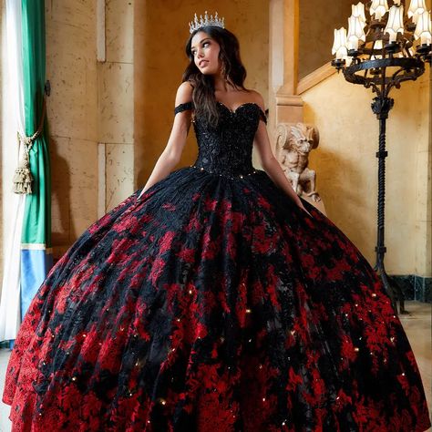 Black Quince Dress, Red Quince Dress, Burgundy Quinceanera Dresses, Quinceanera Dresses Black, Quinceanera Dresses Red, Quince Dresses Charro, Black Quinceanera Dresses, Quinceanera Themes Dresses, Red Quince