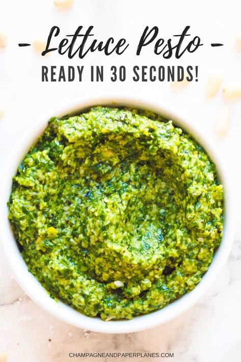 Nut Free Pesto, Pine Nuts Salad, Lettuce Recipes, Dairy Free Pesto, Wilted Lettuce, Homemade Pesto Sauce, Arugula Pesto, Grilled Meats, Vegan Pesto