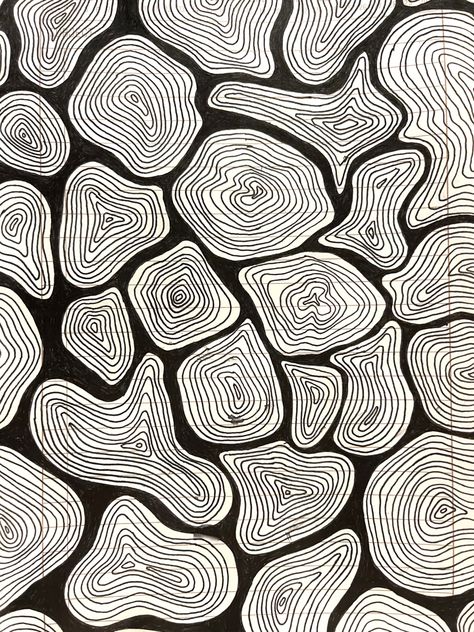 Black N White Art Drawing, Black And White Abstract Art Drawing, Nature Patterns Drawing, Doodle Art Black And White, Black And White Zentangle, Black White Drawing, Black And White Doodles, Art Therapy Line Drawing, Drawing Patterns