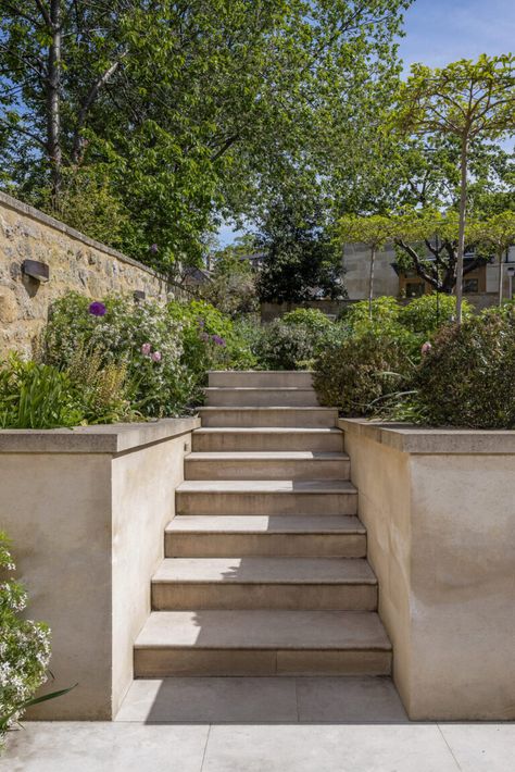 Split Level Style - Woodhouse & Law Split Level Garden, Level Garden, Georgian Townhouse, Landscape Garden, Contemporary Garden, Split Level, Garden Landscaping, Planting, Garden Design