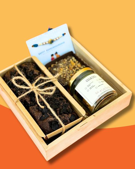 ‘our Secret’ hamper is to thank your sibling to keep your secrets safe! 😍 [rakhi gifting, byob cake studio, rakhi ideas, gifting ideas, gifts for sister, brownie box, rakhi hampers, delhi baker, noida bakery] #rakhi #rakhigifts #rakhihampers Bakery Hampers, Rakhi Hampers, Secret Safe, Box Brownies, Cake Studio, Gifting Ideas, Our Secret, Gifts For Sister, Cake