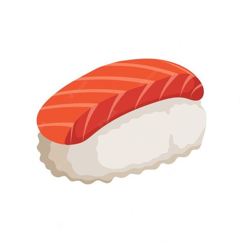 Sushi Drawing Illustration, Sushi Png, Salmon Drawing, Sushi Clipart, Sushi Vector, Salmon Japanese, Sushi Illustration, Sushi Drawing, Sushi Cartoon