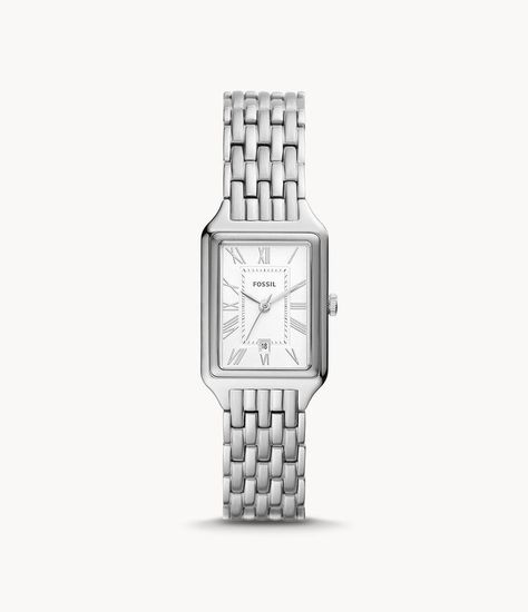 Silver watch old money classy affordable watch montre Womens Silver Watches, Fossil Watches Women Silver, Small Watches Women Silver, Black And Silver Bracelets, Small Silver Watches Women, Women’s Silver Watch, Fossil Raquel Watch, Watch Silver Women, Womens Silver Watch