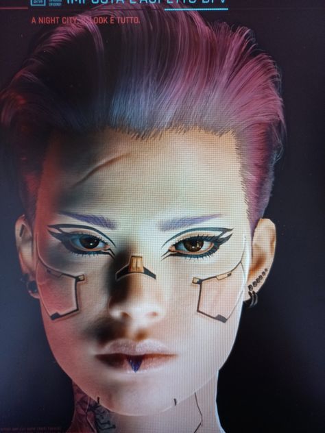 Cyberpunk Halloween Costume, Cyberpunk Eyeliner, Cyberpunk Makeup Ideas, Futuristic Makeup Sci Fi, Scifi Makeup, Android Makeup, Sci Fi Makeup, Robot Makeup, Cyberpunk Makeup