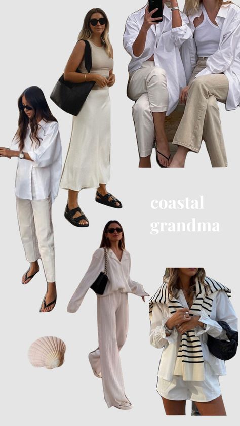 East Coast Grandma Aesthetic, Coastal Cowgirl Work Outfit, Costal Grandma Outfit, Grandma Aesthetic Wallpaper, Coastal Grandmother Aesthetic Outfits Fall, Nautical Grandma Aesthetic, Coastal Aunt Aesthetic, Costal Grandma Winter Outfits, Costal Grandmother Aesthic