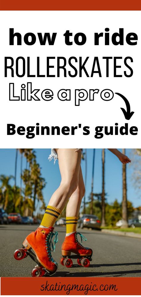 Check out our roller skating beginner tips to learn how to ride a roller skate like a pro. Best rollerskating tips for beginners. Skating Beginner, Roller Skates Workout, Best Roller Skates, Outdoor Roller Skates, Roller Skating Outfits, Skate Vibes, Derby Skates, Quad Roller Skates, Roller Skate Shoes