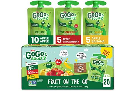 Classroom Snacks, Gogo Squeez, Apple Snacks, Pouch Packaging, Fruit Cups, Apple Apple, Unsweetened Applesauce, Variety Of Fruits, Apple Fruit