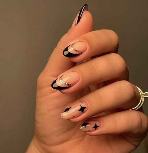 Gel X Black Nails, 2023 Spring Nails, Maquillage Yeux Cut Crease, Summer Nails 2023, Nails Arts, Nails Now, Amazing Nails, Soft Nails, Latest Nail Art