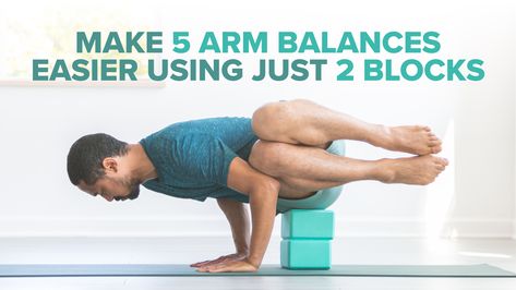 Yoga Arm Balance, Hata Yoga, Side Crow, Ashtanga Vinyasa Yoga, Yoga Poses Advanced, Yoga Tutorial, Arm Balances, Yoga Techniques, Yoga Props