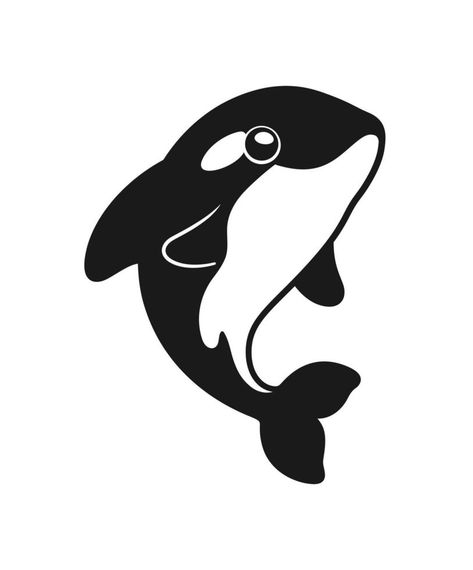 Cute Orca Drawing, Orca Doodle, Orca Whale Drawing, Cartoon Orca, Orca Illustration, Orca Drawing, Cute Orca, Whale Vector, Whale Cartoon