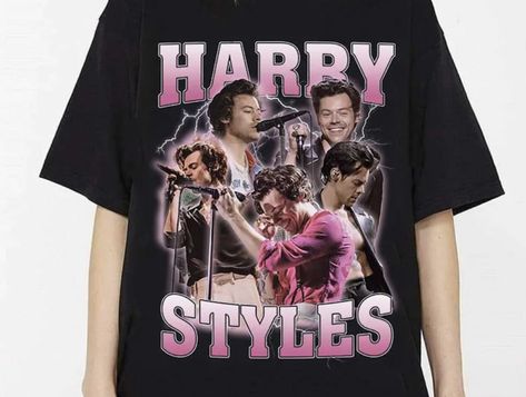 Vintage Harry Styles, Harry Styles Shirt, Rap Tee, Trendy Shirts, Retro Shirts, Retro 90s, Tour Shirt, Vintage Shirt, Style Gift