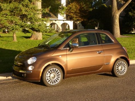 Fiat 500 Lounge < Brown ♡ Brown Car, 2012 Fiat 500, Fiat 500 Car, Fiat 500 Lounge, About Cars, Fiat 500, A Car, The Truth, Cool Cars