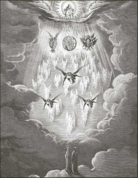 Twitter Biblical Artwork, Heaven Art, Gustave Dore, Esoteric Art, 다크 판타지, Occult Art, Biblical Art, Catholic Art, Ethereal Art