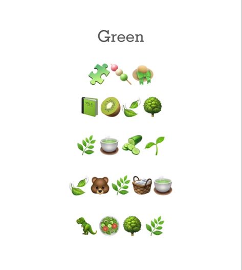 Forest Emoji Combo, Camping Emoji Combo, Green Emoji Combos, Green Emoji Combinations, Combo Emoji, Green Emoji, Aesthetic Emoji, Cute Emoji Combinations, Emoji Combos