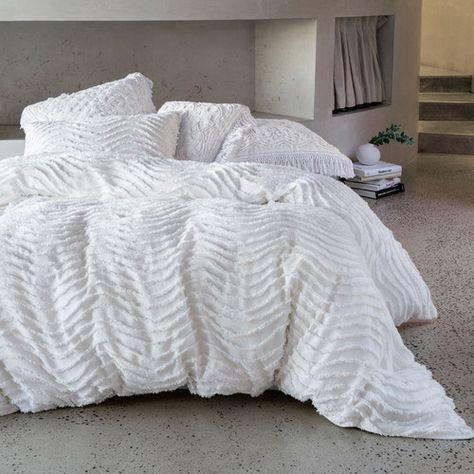 Furniture Online, Outdoor Furniture, Beds, Lighting, Bar stools, Rugs – Temple & Webster | Temple & Webster Vintage Bedding Set, Bed Linen Australia, White Quilt Cover, Cheap Bedding Sets, Textured Bedding, Grey Linen Bedding, Bedroom White, Bed Linen Design, White Linen Bedding