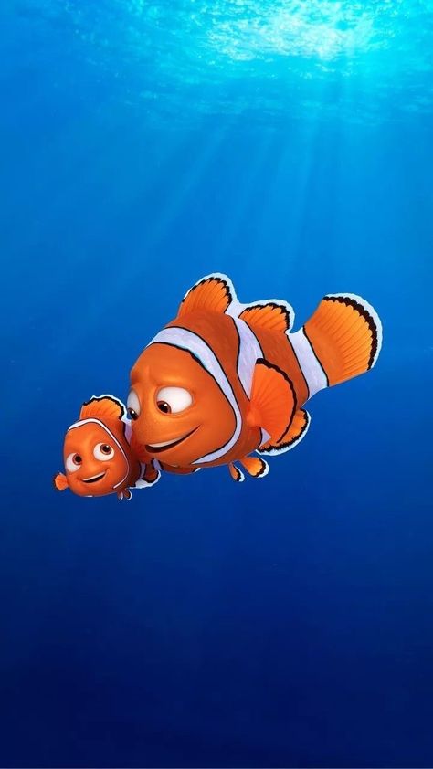 Finding Nemo Wallpaper, Nemo Wallpaper, Bright Wallpapers, Iphone Cartoon, Disney Finding Nemo, الفن الرقمي, Disney Characters Wallpaper, Disney Wallpapers, Pixar Characters