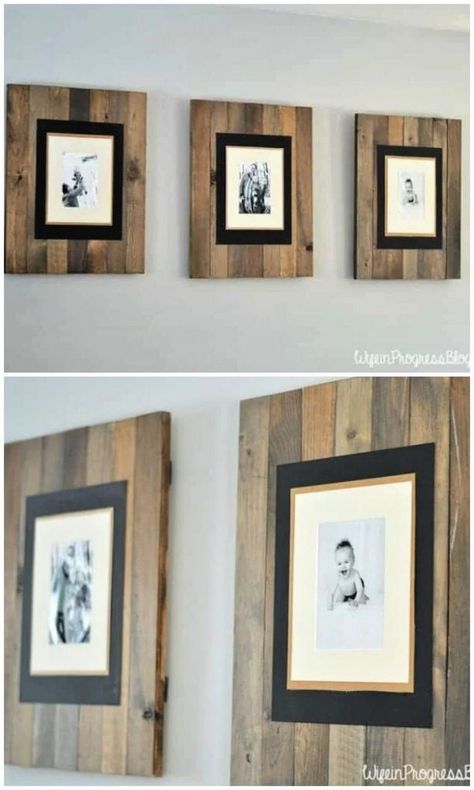 101 Easiest DIY Picture Frame Ideas (Ultimate Guide) - Its Overflowing Rustic Picture Wall Ideas, Wood Photo Frame Ideas, Unique Picture Display Ideas, Rustic Picture Frames Diy, Diy Picture Frames Ideas, Homemade Picture Frames, Wood Burning For Beginners, Make A Picture Frame, Picture Frames Diy