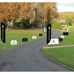 Ideal for branding the entrance of the golf course for your corporate golf day. Package contains the following: 2 x Modular Banner including frames, ... Packages Ideas, Golf Events, Event Entrance, Party Entrance, Ground Spikes, Feather Flags, Golf Event, Golf Outing, Golf Design