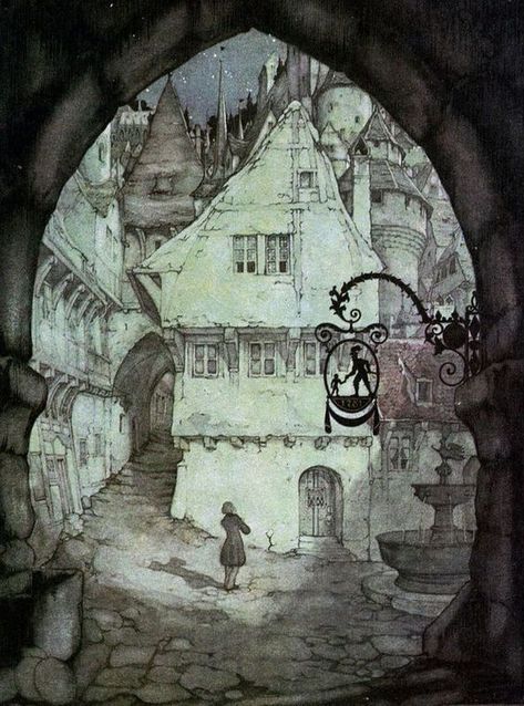 Anton Pieck Anton Pieck, Fairytale Illustration, Dutch Painters, Fairytale Art, Dutch Artists, High Fantasy, 판타지 아트, Childrens Illustrations, A Drawing