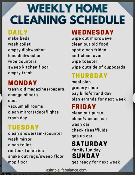 Household Chores List, Chores List, First Apartment Essentials, Trash Day, Clean House Schedule, Clean Fridge, Family Fun Day, How To Clean Mirrors, Home Management Binder