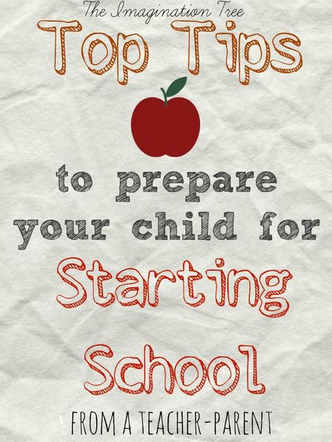 Some top tips for parents of children who are starting school for the first time about how to prepare them emotionally and academically, from a teacher. Imagination Tree, Kindergarten Readiness, Starting School, School Readiness, Parents As Teachers, School Time, To Infinity And Beyond, School Hacks, Teaching Tools