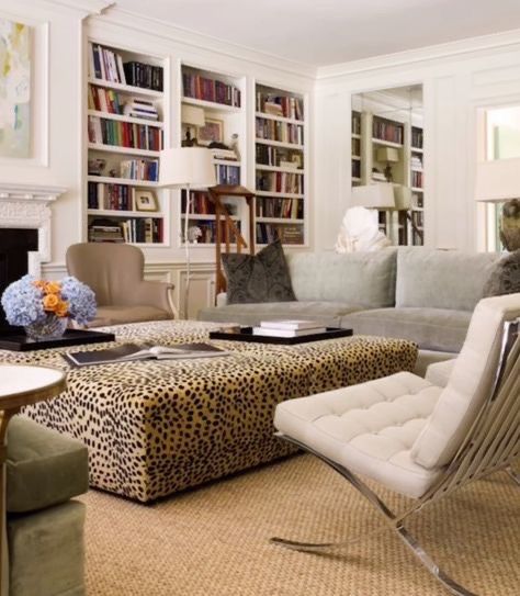 Leopard living room ideas