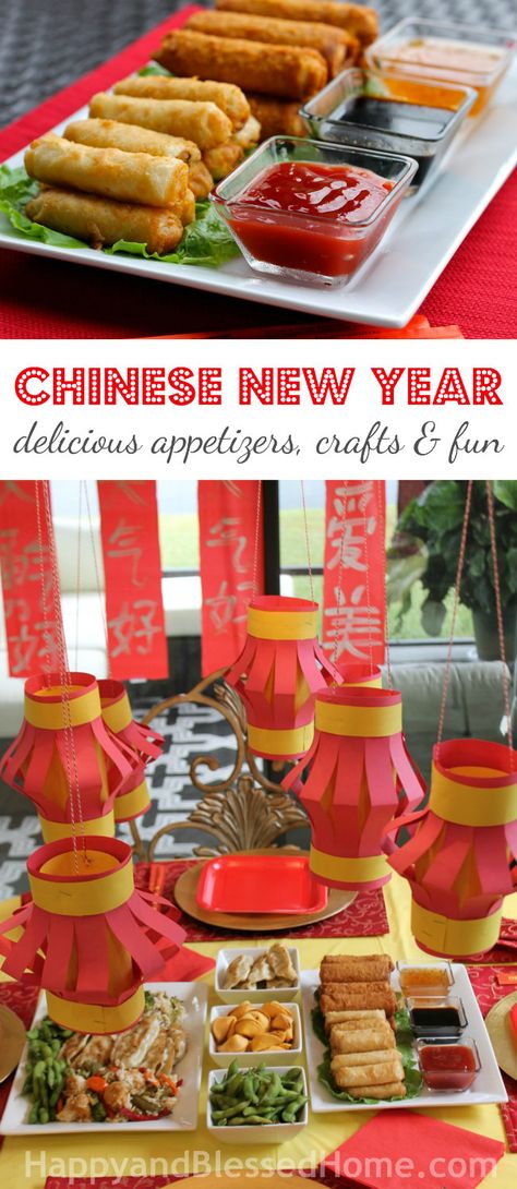 Chinese New Year with delicious recipe ideas, free printables for kids, red lantern craft, and red spring scroll craft from HappyandBlessedHome.com Chinese New Year Printables, New Year Printables, Chinese Birthday, Chinese Party, Free Printables For Kids, Chinese New Year Food, Chinese New Year Activities, Chinese New Year Party, Chinese New Year Crafts