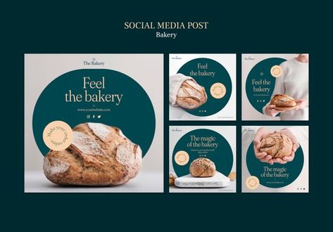 Bakery Instagram Post Design, Social Media Bakery Posts, Bread Social Media Design, Bakery Post Ideas, Bakery Social Media Design, Bakery Social Media Post, Bakery Ads, Bakery Instagram Post, Bakery Social Media