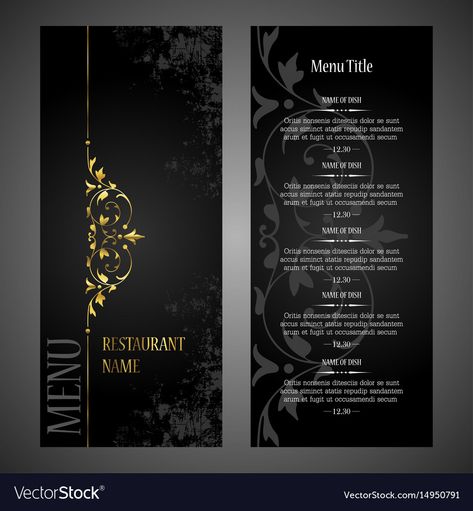 Fine Dining Menu Design Layout, Luxurious Menu Design, Menu Design Luxury, Luxury Menu Design, Menu Design Ideas Templates, Indian Dinner Menu, Menu Design Ideas, Luxury Invitation Card, Menu Design Layout