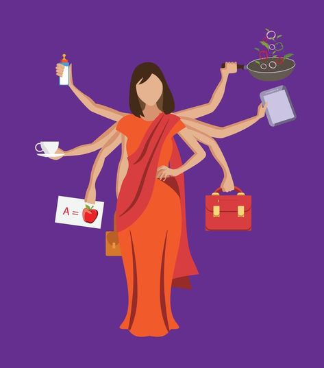 Indian Multitasking woman balancing life with multiple hands vector illustration Multitasking Illustration, Multitasking Woman, Hands Vector Illustration, Multiple Hands, Hands Vector, Valentine Cartoon, Balancing Life, Woman Sketch, City Hunter