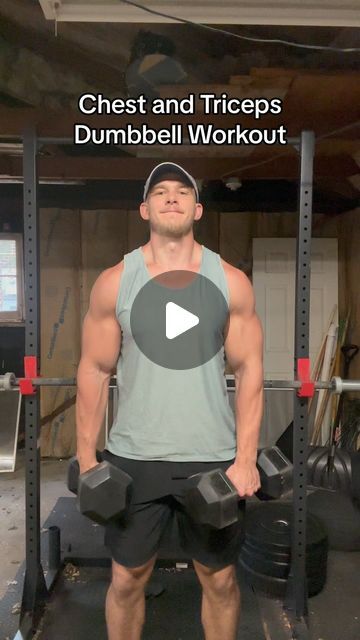 Bigjoegk on Instagram: "Chest and triceps workout  . . . . . #gym #workout #fitness #chest #gymreels #reels #dumbbells" Db Chest Exercises, Chest And Tricep Workout For Men, Chest And Tricep Workout Dumbell, Dumbbell Tricep Workout, Triceps Workout Gym, Chest Triceps Workout, Chest And Triceps Workout, Chest And Tricep Workout, Beginners Workout