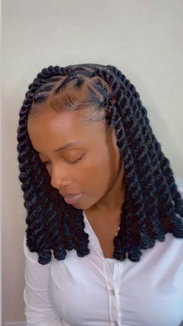 Individual Locs, Wool Hairstyles, Brazilian Wool Hairstyles, Brazilian Wool, Invisible Locs, Hairstyles Weave, Fashionable Hairstyles, Hairstyles For Ladies, Short Locs Hairstyles