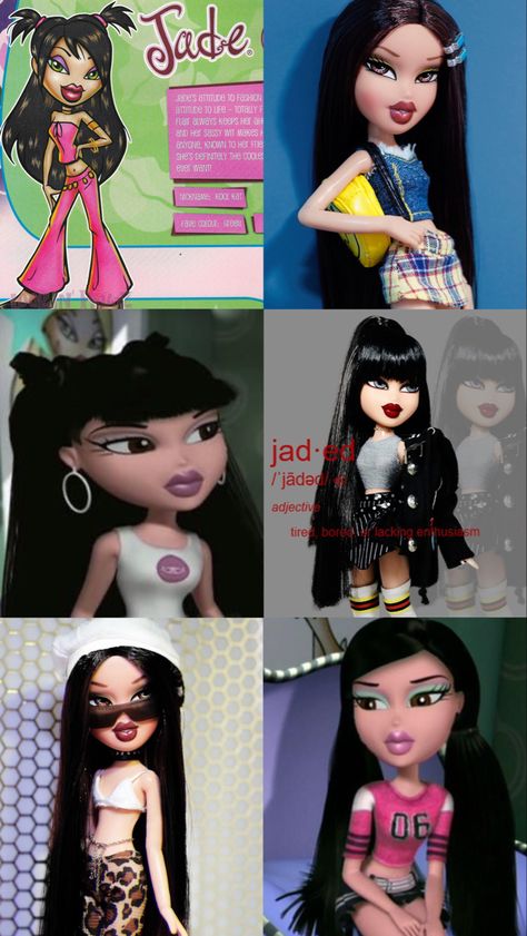 Bratz Doll Outfits Halloween Jade, Jade Inspired Outfits Bratz, Jade Bratz Doll Outfits, Jade Bratz Halloween Costume, Bratz Skirt Outfit, Jade Bratz Costume, Jade Bratz Outfits Inspiration, Bratz Jade Outfit, Jade Bratz Outfits