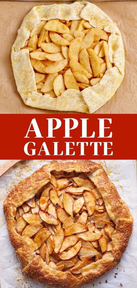 Rustic Apple Tart, Apple Pie Crust, Tart Crust, Apple Tart Recipe, Rustic Dessert, Apple Desserts Easy, Summer Pie, Apple Galette, Galette Recipe