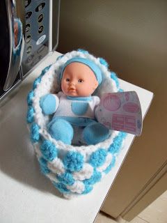 Baby Doll Cradle, Crochet Crib, Purse Crochet Pattern, Sk 2, Purse Patterns Free, Doll Cradle, Baby Doll Clothes Patterns, Purse Crochet, Crochet Patterns Free Blanket